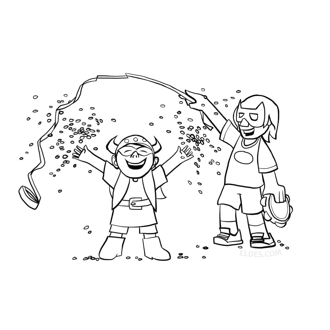 Ilustração de Carnaval
