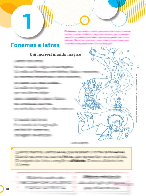Rough of "Fonemas e Letras" page