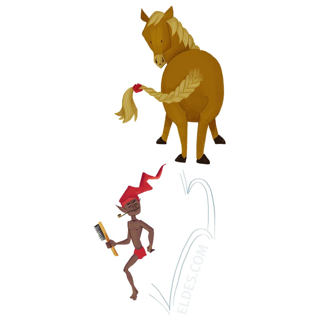 Ilustração do Saci
