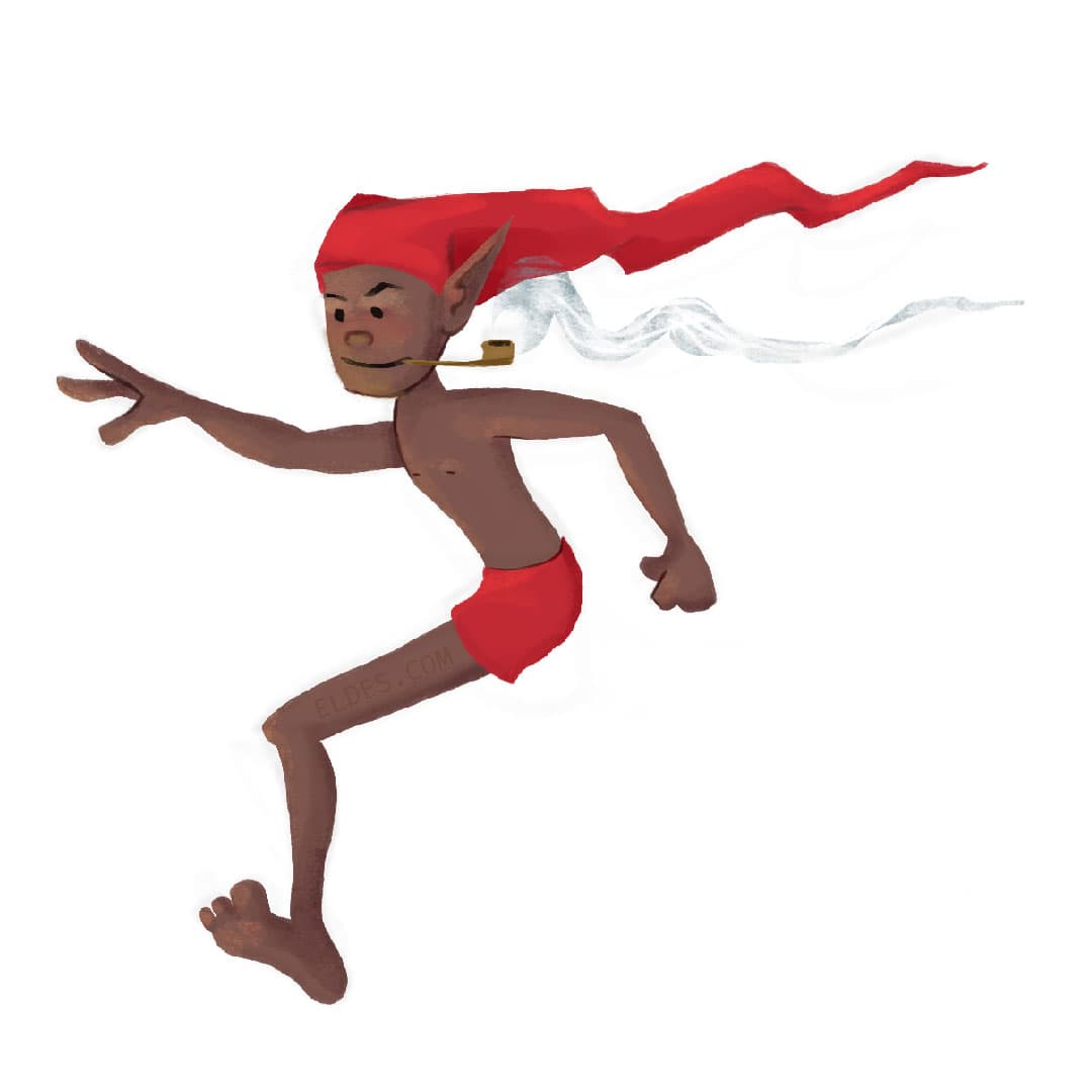 Ilustração do Saci